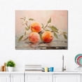 thumbnail image 1 of Designart "Fruit modern Peach" Food & Beverage Canvas Print, 1 of 5