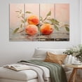 thumbnail image 1 of Designart "Fruit modern Peach" Food & Beverage Wall Art Prints Set, 1 of 5