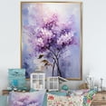 thumbnail image 1 of Designart "Full Glory Of Lilac Flowers III" Lilacs Floater Framed Canvas Art Print, 1 of 5