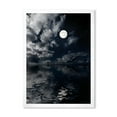 thumbnail image 1 of Designart 'Full Moon Night in Cloudy Sky IV' Nautical & Coastal Framed Art Print, 1 of 4