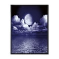 thumbnail image 1 of Designart 'Full Moon Night in Cloudy Sky V' Nautical & Coastal Framed Canvas Wall Art Print, 1 of 5