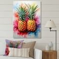 thumbnail image 1 of Designart "Fusion Of Gilded Pineapples" Pineapples Wall Art Living Room, 1 of 7