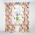 thumbnail image 1 of Designart "Fusion Of Modern Polka Dots I" Polka Dots Modern Curtain, Polka Dots Single Panel, 1 of 6