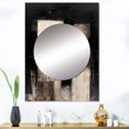 thumbnail image 1 of Designart "Fusion in Mid Century Black IV" Modern Midcentury Mirror Wall Decor - Modern Grey Abstract Mirror Wall Art For Entryway - 40" x 30" Inch, 1 of 5