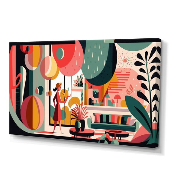 Designart Futuristic Cityscape Home I Canvas Wall Art