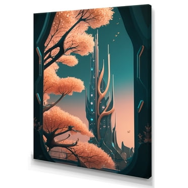 Designart Futuristic Designs I Canvas Wall Art