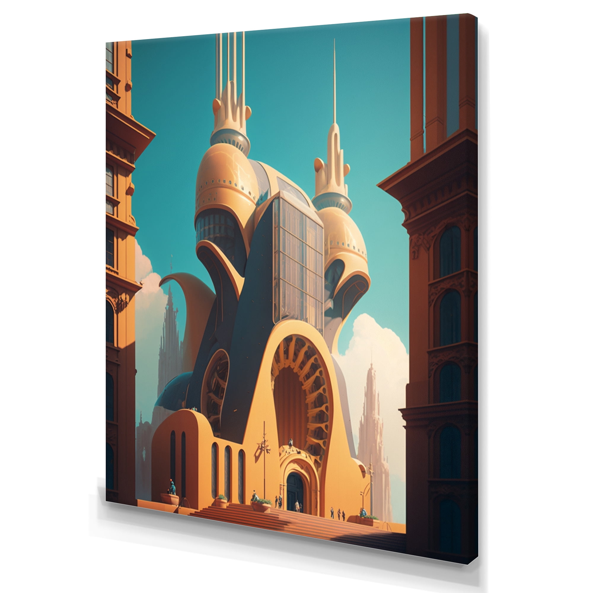 Designart Futuristic Designs III Canvas Wall Art