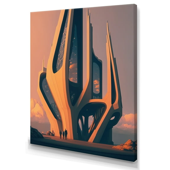 Designart Futuristic Designs IV Canvas Wall Art