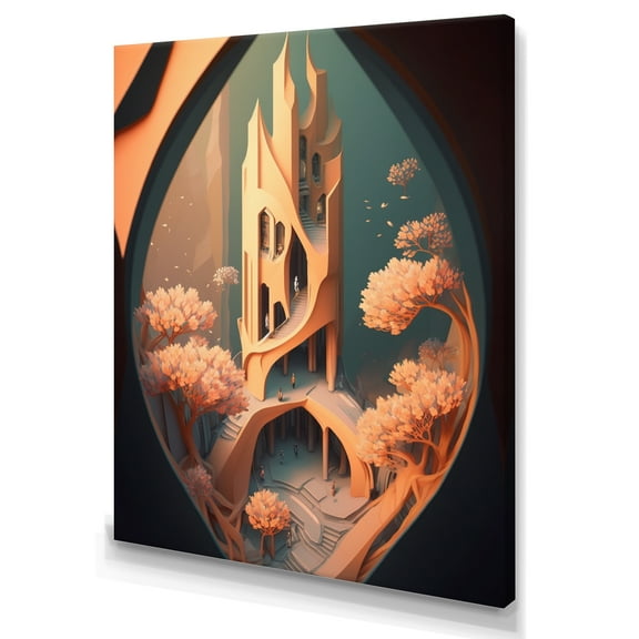 Designart Futuristic Designs V Canvas Wall Art
