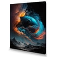 thumbnail image 1 of Designart Futuristic Landscape In Space IV Canvas Wall Art, 1 of 5