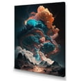 thumbnail image 1 of Designart Futuristic Landscape In Space V Canvas Wall Art, 1 of 5