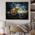 thumbnail image 1 of Designart "Galactic Guide Celestial Chart" Astrology Floater Framed Wall Decor, 1 of 7