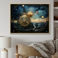thumbnail image 1 of Designart "Galactic Guide Celestial Chart" Astrology Floater Framed Wall Decor, 1 of 7