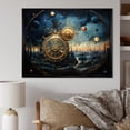 thumbnail image 1 of Designart "Galactic Guide Celestial Chart" Astrology Floater Framed Wall Decor, 1 of 7