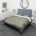 thumbnail image 1 of Designart 'Galm Abstract I' Glam Duvet Cover Set, 1 of 1