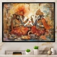thumbnail image 1 of Designart "Ganesha, The Intricate Deity In Watercolor" Hinduism Floater Framed Canvas Art Print, 1 of 5