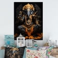 thumbnail image 1 of Designart "Ganesha s Divine Presence in Hinduism II" Hinduisim Metal Wall Art, 1 of 5