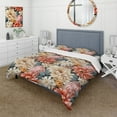 thumbnail image 1 of Designart "Garden Of Renaissance I" Pink Botanical Bedding Covert Set - Bohemian & Eclectic Bed Set With 1 Sham, 1 of 5