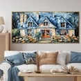 thumbnail image 1 of Designart "Gateway to Cottage Garden I" Oversized Landscapes Framed Wall Art - Coastal Orange Landscape Cottage Entryway Framed Wall Art Print, 1 of 7