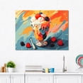 thumbnail image 1 of Designart "Gelato Infusion Red and Orange Delight II" Food & Beverage Wall Art - Traditional Red Desserts Bedroom Canvas Wall Art, 1 of 4