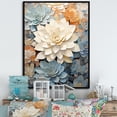thumbnail image 1 of Designart "Gentle Beige Succulent I" Succulent Floater Framed Wall Decor, 1 of 5