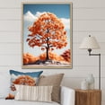 thumbnail image 1 of Designart "Gentle Maple In Neutral Hues I" Tree Maple Floater Framed Canvas Prints, 1 of 5