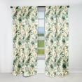 thumbnail image 1 of Designart "Gentle Oasis I" Floral Blackout Curtain Single Panel, 1 of 4