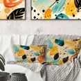 thumbnail image 1 of Designart "Gentle Tropical Foliage" Tropical Printed Throw Pillow, 1 of 5