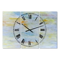 Designart 'Gently Down the Stream' Oversized Modern Wall Clock