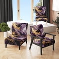 thumbnail image 1 of Designart "Geode Golden Multi Color" Upholstered Modern & Contemporary Accent Chair and Abstract Arm Chair - Multiple Color & Pattern, 1 of 7