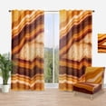 thumbnail image 1 of Designart 'Geode Marbled I' Traditional Curtain Panel, 1 of 4