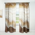 thumbnail image 1 of Designart 'Geode Marbled III' Traditional Curtain Panel, 1 of 5