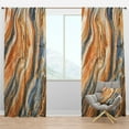thumbnail image 1 of Designart 'Geode Marbled IV' Traditional Blackout Curtain Panel, 1 of 4