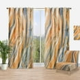 thumbnail image 1 of Designart 'Geode Marbled IV' Traditional Curtain Panel, 1 of 4