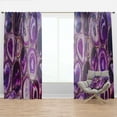 thumbnail image 1 of Designart 'Geode Marbled IX' Mid-Century Modern Curtain Panel, 1 of 4
