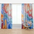 thumbnail image 1 of Designart 'Geode Marbled VI' Modern & Contemporary Curtain Panel, 1 of 4