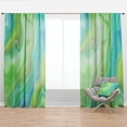 thumbnail image 1 of Designart 'Geode Marbled VII' Modern & Contemporary Curtain Panel, 1 of 4