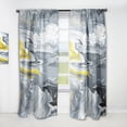 thumbnail image 1 of Designart 'Geode Marbled XII' Mid-Century Modern Curtain Panel, 1 of 5