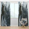 thumbnail image 1 of Designart 'Geode Marbled XIV' Mid-Century Modern Blackout Curtain Panel, 1 of 4