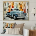 thumbnail image 1 of Designart "Geometric Abstraction The Pickup Truck II" Transportation Floater Framed Wall Art Print, 1 of 7