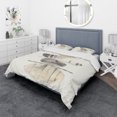 thumbnail image 1 of Designart 'Geometric Balance Neutral II' Geometric Duvet Cover Set, 1 of 4