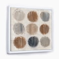 thumbnail image 1 of Designart ' Geometric Circle Natural Balance II ' MidCentury Modern Transitional Framed Canvas, 1 of 3