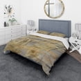thumbnail image 1 of Designart 'Geometric Cream Block II' Geometric Duvet Cover Set, 1 of 4