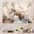 thumbnail image 1 of Designart "Geometric Depths White and Grey I" Modern Geometric Metal Wall Decor, 1 of 5