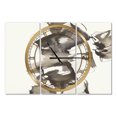 thumbnail image 1 of Designart 'Geometric Glam Square II' Modern wall clock, 1 of 3