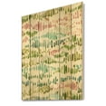thumbnail image 1 of Designart 'Geometric Mixed Green Pattern II' Transitional Print on Natural Pine Wood, 1 of 3