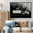 thumbnail image 1 of Designart "Geometric Momentum 53 Foot Truck II" Transportation Floater Framed Canvas Wall Art, 1 of 7