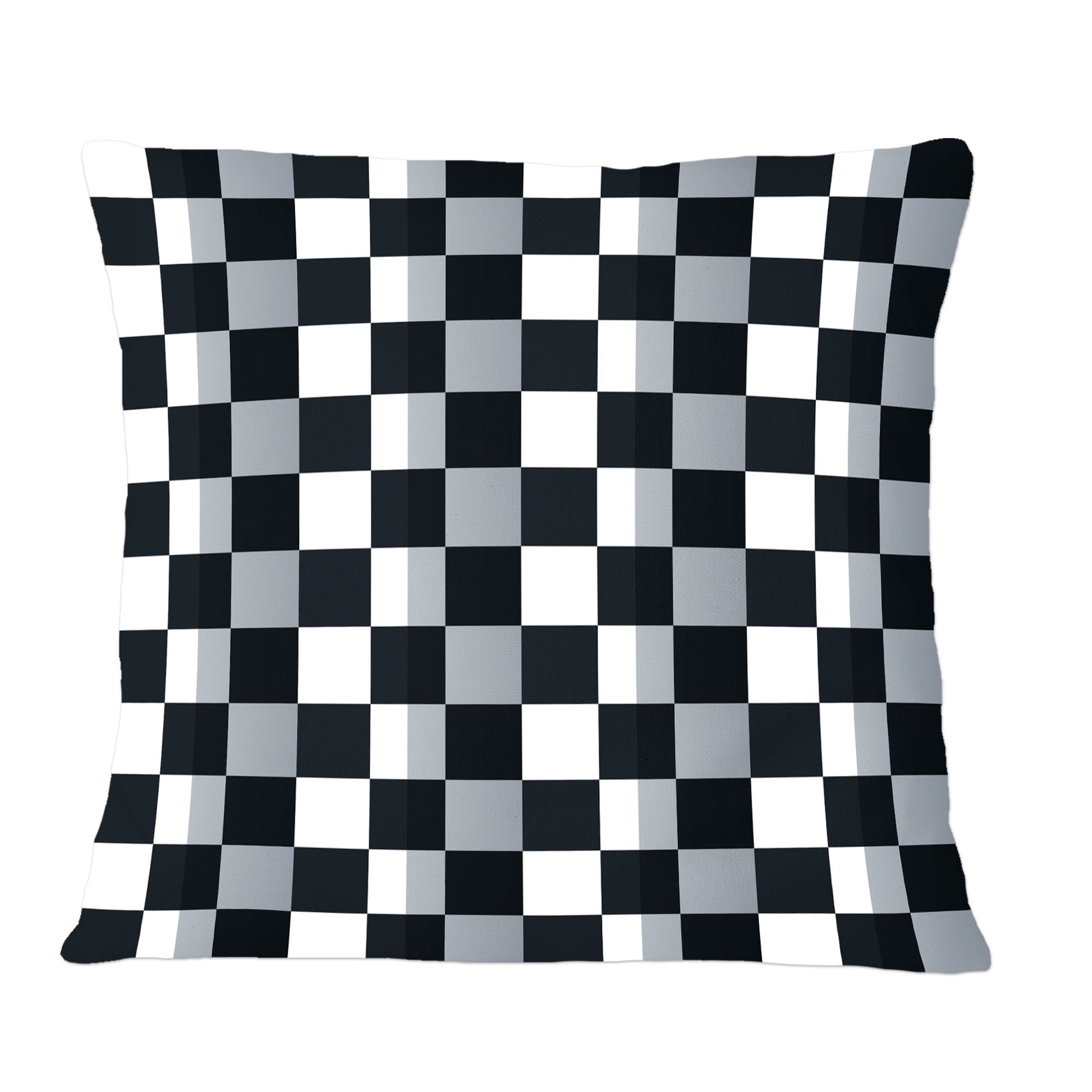 Designart Geometric Monochrome Pattern I' Mid-Century Modern Throw Pillow - 12x20