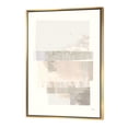 thumbnail image 1 of Designart ' Geometric Neutral Form I ' Shabby Chic Framed Canvas, 1 of 3