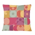 thumbnail image 1 of Designart Geometric Retro Minimal I' Mid-Century Modern Throw Pillow - 12x20, 1 of 2